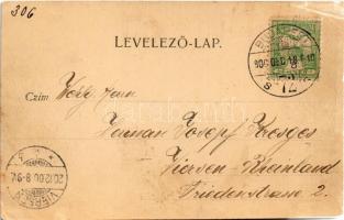 1900 Budapest V. Látkép. Walter Haertel (EB)