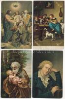 20 db RÉGI Stengel művész képeslap vegyes minőségben, közte litho / 20 pre-1945 Stengel art postcards in mixed quality, some litho