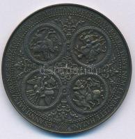 Bognár György (1944-) 1996. "Millecentenárium" bronz emlékérem (42,5mm) T:AU