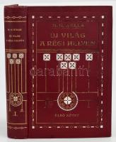 Wells, [Herbert George]: Új világ a régi helyén. I. köt. Ford.: Mikes Lajos. Bp., é.n. (cca 1910-1915), Lampel R. (Wodianer F. és Fiai), 278+(2) p. Kiadói aranyozott, festett, szecessziós egészvászon-kötés, a borítón némi kopással, néhány kissé foltos lappal, egyébként jó állapotban.