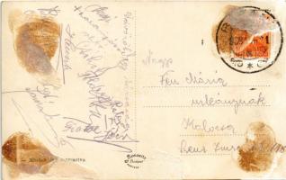 1936 Báránd, Farkasvölgyi gyógyfürdő (ragasztónyom / glue marks)