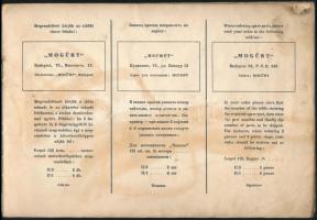 cca 1950 Csepel 125 motorkerékpár. Képes alkatrészkatalógus. Bp., é.n., MÖGÜRT, (2)+22 p. Egészoldal...