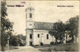 1925 Világos, Siria; Katolikus templom. Kerpel Izsó kiadása / Catholic church