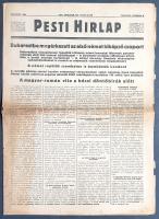 [II. Világháború] Pesti Hirlap. 1940. október 18. (Napilap, LXII. évfolyam, 234. szám) "Bukares...