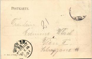 1904 Berlin, Landesausstellung am Lehrter Bahnhof (Hauptrestaurant) / exhibition at the railway stat...