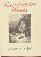 La Fontaine meséi. Teljes magyar kiadás. Gustav Doré háromszáz illusztrációjával. Bp., 1993., Kossuth. Kiadói aranyozott egészműbőr-kötés, foltos kiadói szakadt papír védőborítóban.