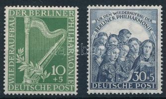 Németország - Berlin 1950 Berlini Filharmonikusok sor Mi 72-73 (Mi EUR 150.-)