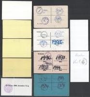 1984-2000 Kutyatenyésztő igazolványok, közte arcképes is