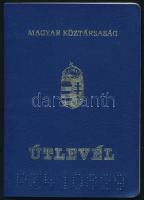 1998 Magyar Köztársaság által kiállított fényképes útlevél jordán, amerikai, stb. vízumokkal