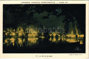 Paris, Exposition Coloniale Internationale 1931. Le Lac vu de Nuit / Paris Colonial Exhibition, the lake at night