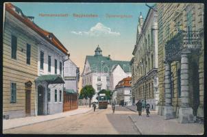 ~1919 Képeslap román bérmentesítéssel cenzúrázva Bukarestbe