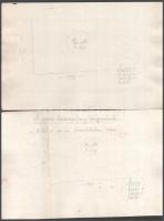 Szegő Gizi (1902-1985): Megmagyarázzuk a bizonyítványt (2 lapból álló karikatúra). Vegyes technika, ...