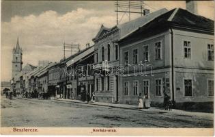 Beszterce, Bistritz, Bistrita; Kórház utca. Bartha Mária kiadása / street