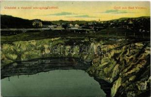 Vízakna, Salzburg, Ocna Sibiului; sós-gyógyfürdő. Takáts Jenő kiadása / salt spa