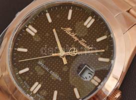 Mathey-Tissot Special Edition dátumkijelzős karóra, működik, fóliázott, eredeti dobozában, szép álla...