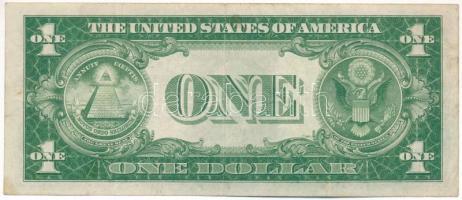 Amerikai Egyesült Államok 1935A 1$ Silver Certificate - kisméretű", kék pecsét, "William A...