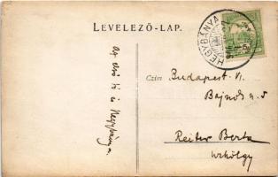 1906 Hegybánya, Pjerg, Piarg, Siegelsberg, Stiavnické Bane (Selmecbánya); Az első tó / lake. photo