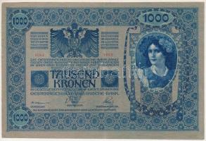 1902. 1000K "1563 34112", piros "MAGYARORSZÁG" felülbélyegzéssel T:XF Adamo SK35...