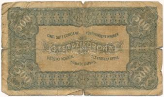 1923. 500K (nyomdahely jelölés nélkül) T:VG
Hungary 1923. 500 Korona (without printer's mark) ...