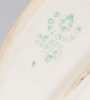 Hollóházi sétáló lány. Jelzett, m: 25 cm