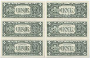 Amerikai Egyesült Államok 2017. 1$ zöld pecsét, "Jovita Carranza - Steven Terner Mnuchin" ...