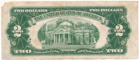 Amerikai Egyesült Államok 1928F (1946-1949) 2$ piros pecséttel, "William Alexander Julian - Joh...