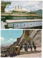 22 db modern kínai és tibeti postatiszta képeslap / 22 modern unused Chinese and Tibetan postcards