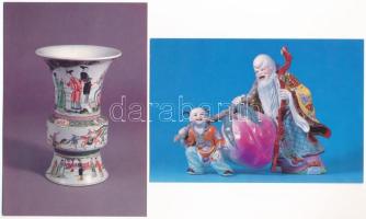 22 db modern postatiszta kínai Jingdezhen porcelán képeslap / 22 modern unused Chinese Jingdezhen po...