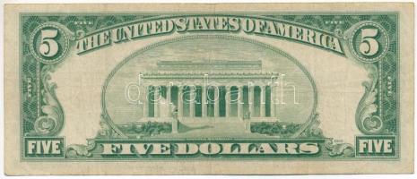 Amerikai Egyesült Államok 1961-1962. (1953B) 5$ piros pecsét, "Elizabeth Rudel Smith - Clarence...