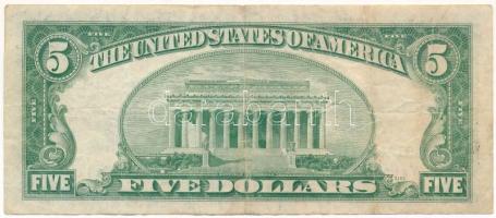 Amerikai Egyesült Államok 1953. 5$ "Silver Certificate - kisméretű" kék pecsét "Ivy B...