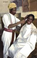 Arabian barber in Tripoli (Rb)