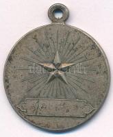 DN "Patrona Hungarieae" ezüstözött fém medál, füllel (32mm) T:AU,XF