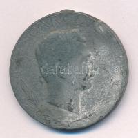 1918. "Sebesültek Érme" Zn kitüntetés mellszalag és fül nélkül. Szign.: R. Placht T:XF oxi...