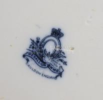 cca 1880 Cauldon England tányér, jelzett, kopással, d: 25 cm