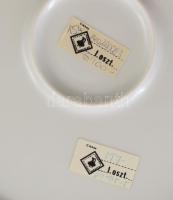 Iparművészeti Vállalat karácsonyi süteményes készlet, jelzett, d: 19-26 cm