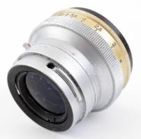 Jupiter-8 1:2 F=5cm (50mm f/2) szovjet fényképezőgép objektív, tokban