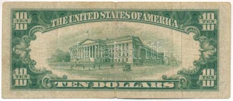 Amerikai Egyesült Államok 1957-1961 (1950B) 10$ "Federal Reserve Note" zöld pecsét "I...