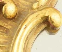 Antik tükör, sérülésekkel, 63x48 cm