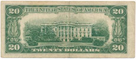 Amerikai Egyesült Államok 1961-1962 (1950C) 20$ "Federal Reserve Note" zöld pecsét "E...