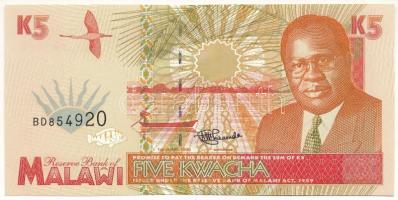 Malawi 1995. 5K T:UNC Malawi 1995. 5 Kwacha C:UNC Krause P#30