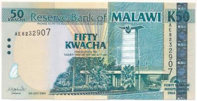 Malawi 2004. 50K "A függetlenség 40. évfordulója" emlékkiadás T:UNC Malawi 2004. 50 Kwacha "40 Years of Independence" commemorative issue C:UNC Krause P#49