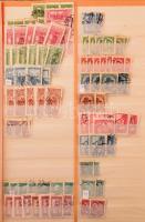 Csehszlovákia régi átnézetlen sok példányos előrendező / tízes rendező 1919-1940 rendező berakóban, ...