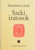 Szentimrei Judit: Széki iratosok. Bukarest, 1982. Kriterion. 46t. Egészvászon mappában. A táblákat Haáz Sándor, a szövegközti rajzokat Haáz Katalin készítette. A fényképek a szerző és Szabó Tamás felvételei.