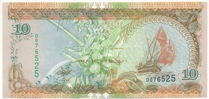 Maldív-szigetek 1998. 10R T:UNC Maldives 1998. 10 Rufiyaa C:UNC Krause P#18b