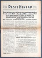 [II. Világháború] Pesti Hirlap. 1939. december 1. (Napilap, LXI. évfolyam, 273. szám) "Szovjet ...