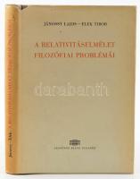 Jánossy Lajos-Elek Tibor A relativitáselmélet filozófiai problémái Akadémiai Kiadó, 1963 351p. Kiadói vászon kötésben. Papír védőborítóval, volt könyvtári példány. Az Einstein-féle ismeretelméleti felfogás kritikáját tartalmazza, egészen más alapokon (Lorentz - Fitzgerald - Jánossy-féle értelmezés) felépítve a relativitáselméletet.