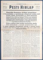 [II. Világháború] Pesti Hirlap. 1940. junius 28. (Napilap, LXII. évfolyam, 143. szám) "Megszűnt...
