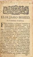 [Bod Péter]: Az Isten, vitézkedő anyaszentegyháza ál­la­pot­já­nak, és világ kezdetétül fogva a jele...