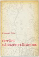 Csepregi Béla: Petőfi Sárszentlőrincen. Szekszárd, 1973, Tolna megyei Tanács VB. Művelődésügyi Osztálya, papírkötés, szélein barnult papír védőborítóval.