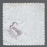 cca 1960-1970. 6 db német nyelvű vendéglátó reklámos szalvéta: Ewika Kaffee- u. Tee- Direktversand, ...